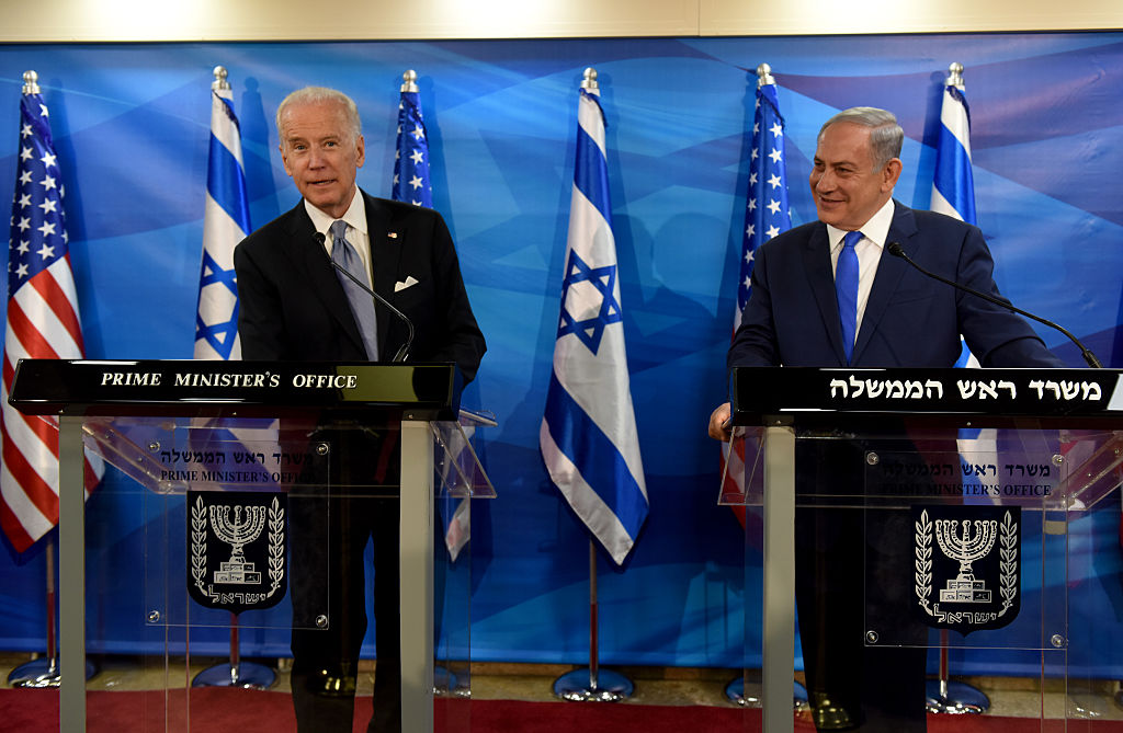 Joe Biden and Benjamin Netanyahu.