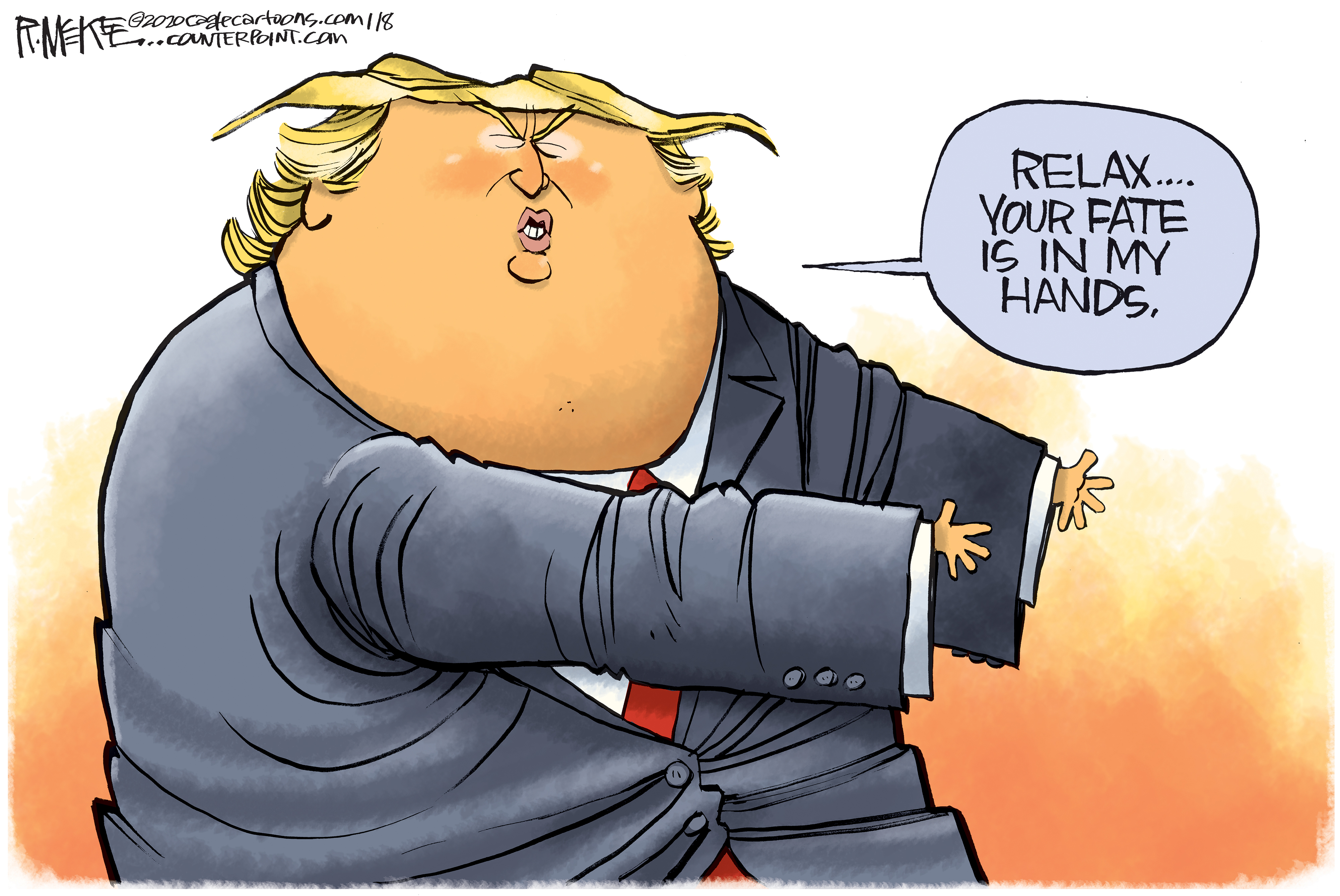 Political Cartoon U.S. Trump Iran war&amp;nbsp;