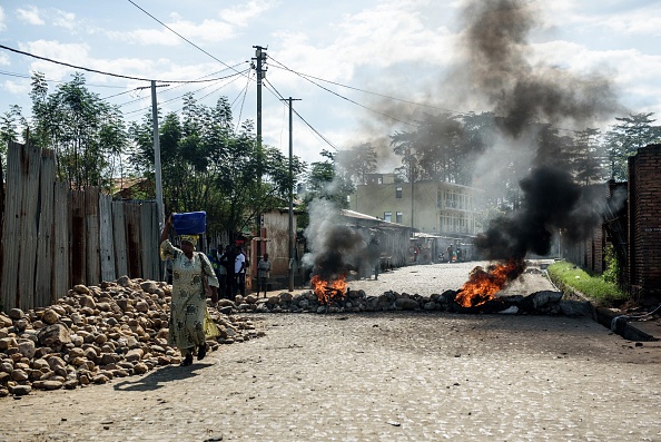 A bomb blast in Burundi.
