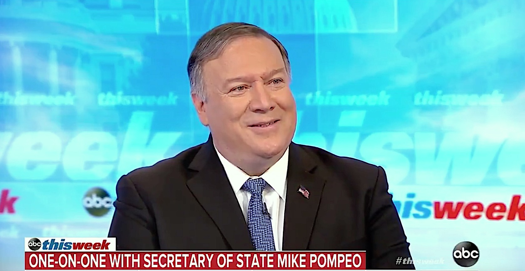 Mike Pompeo talks about a purge