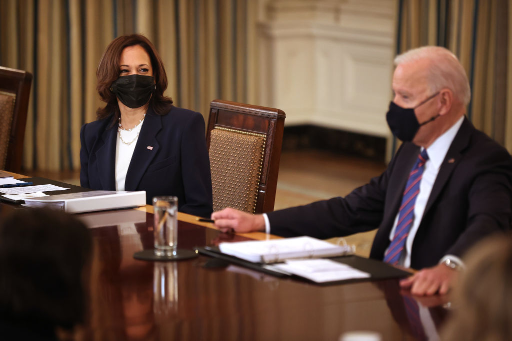 Biden and Kamala Harris