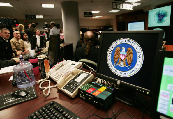 A desk at the NSA