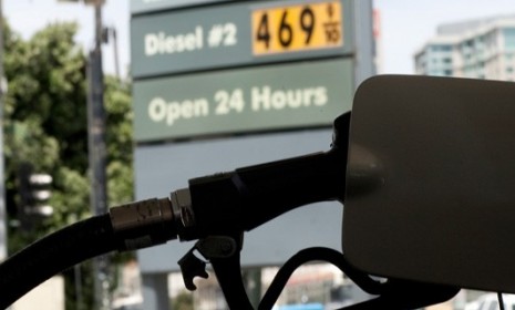 In April, California gas prices were inching up toward $4.50, the highest since July 2008, while the national average currently hovers around $4.