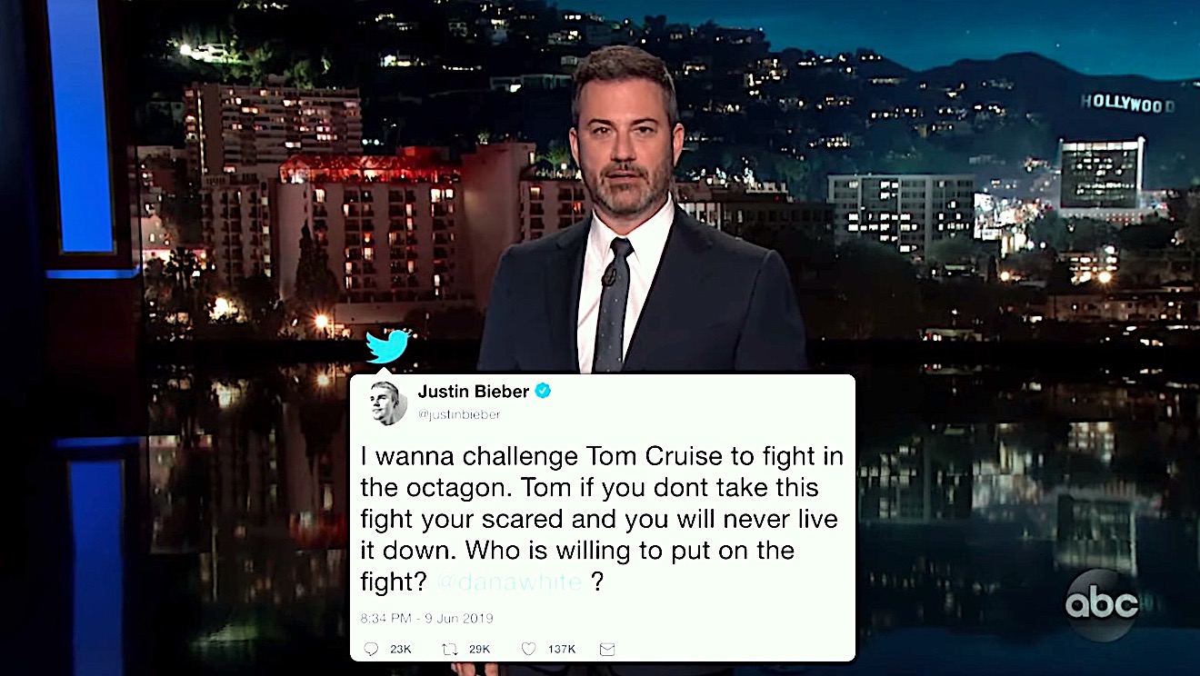 Jimmy Kimmel on Justin Bieber versus Tom Cruise