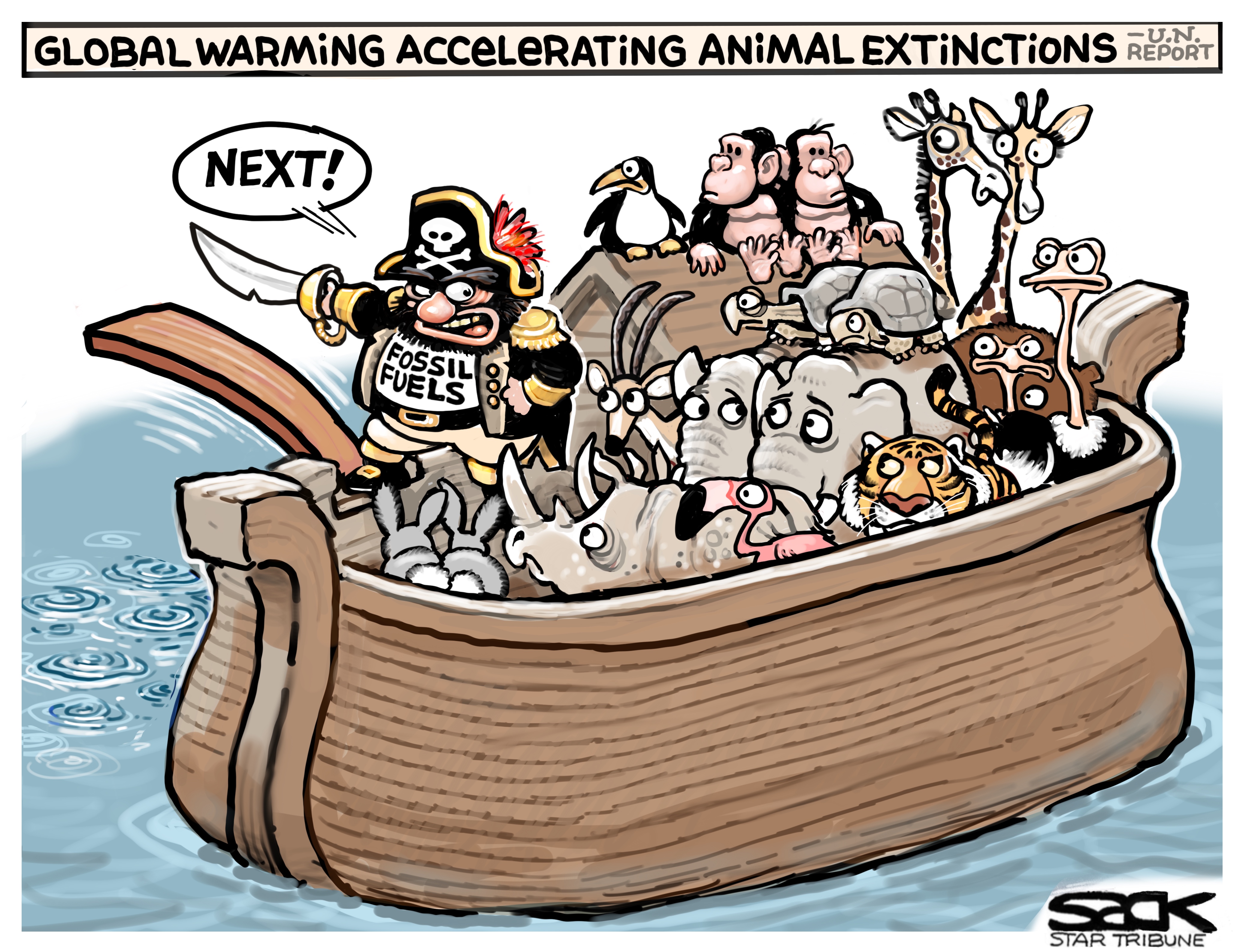 5 devastatingly funny cartoons about the UN's extinction report | The Week