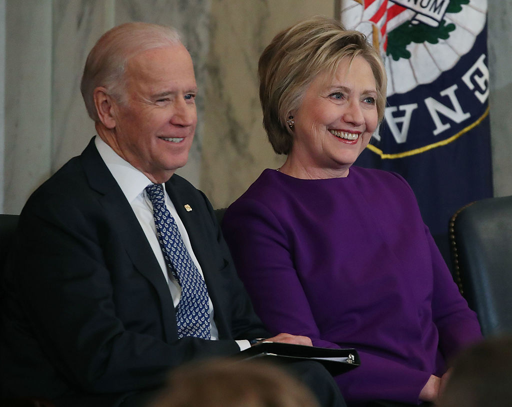 Joe Biden and Hillary Clinton.