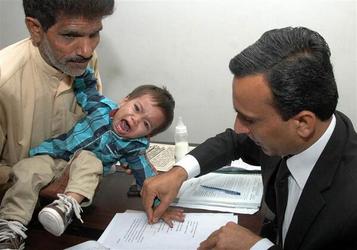 A Pakistani baby charged with attempted murder is now on the run
