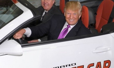 Though Donald Trump was scheduled to be this year&#039;s Indy 500 pacer, the controversial mogul has backed out, claiming scheduling problems.