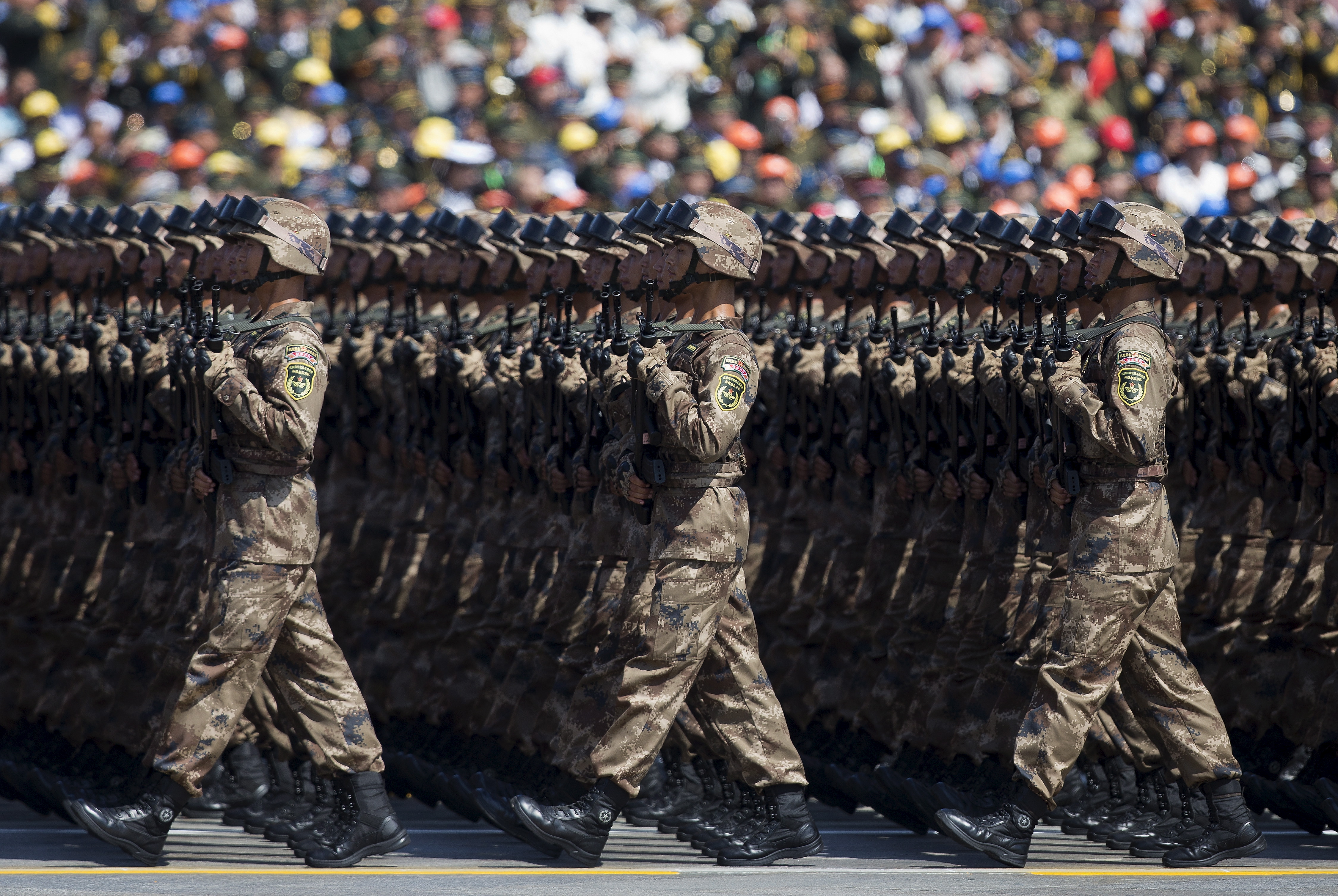 China&#039;s military parade.