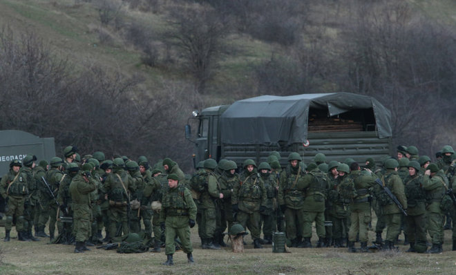 Russian troops at border