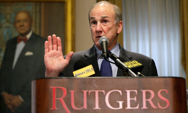 Rutgers University President Robert Barchi 