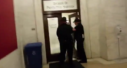 Reporter Dan Heyman allegedly got arrested for asking a question about the GOP health-care bill.