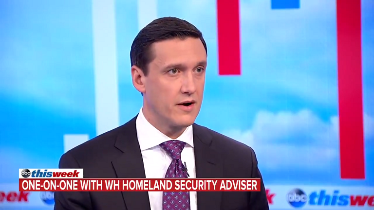 White House homeland security adviser Tom Bossert on ABC News
