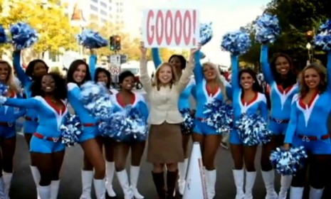 &quot;Science Cheerleader&quot; founder Darlene Cavalier (center), a Philadelphia 76ers cheerleader-turned-&quot;Discover Magazine&quot; staffer