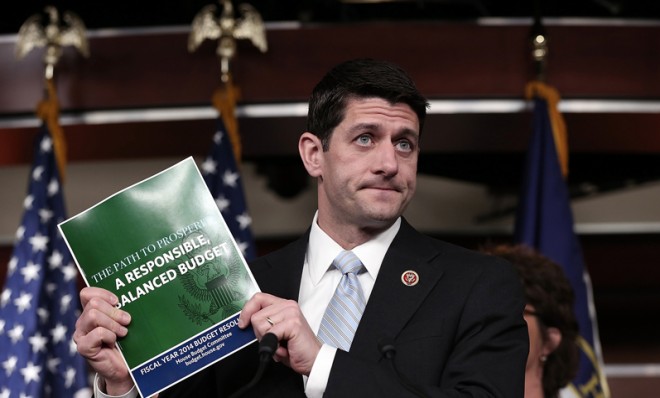 Paul Ryan introduced the GOP&#039;s budget resolution, &quot;The Path to Prosperity: A Responsible, Balanced Budget&quot;, March 12.