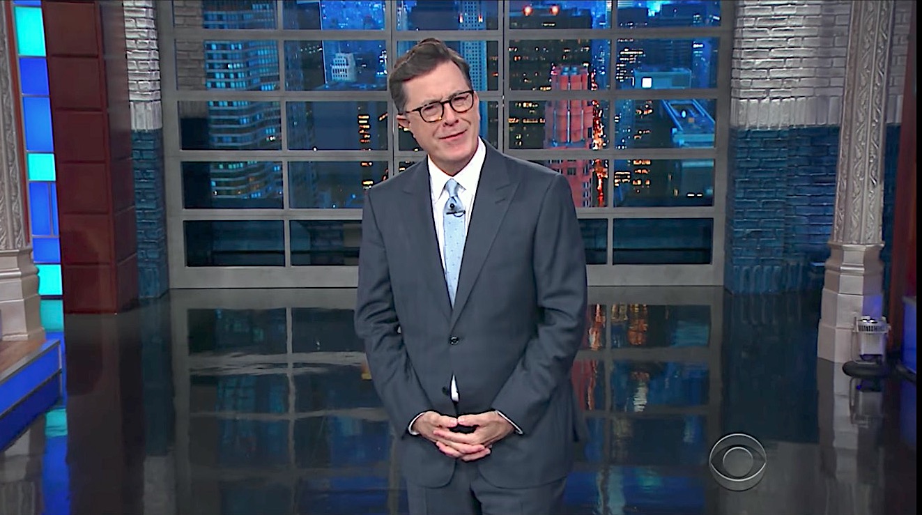 Stephen Colbert puzzles over &quot;Rocket Man&quot;