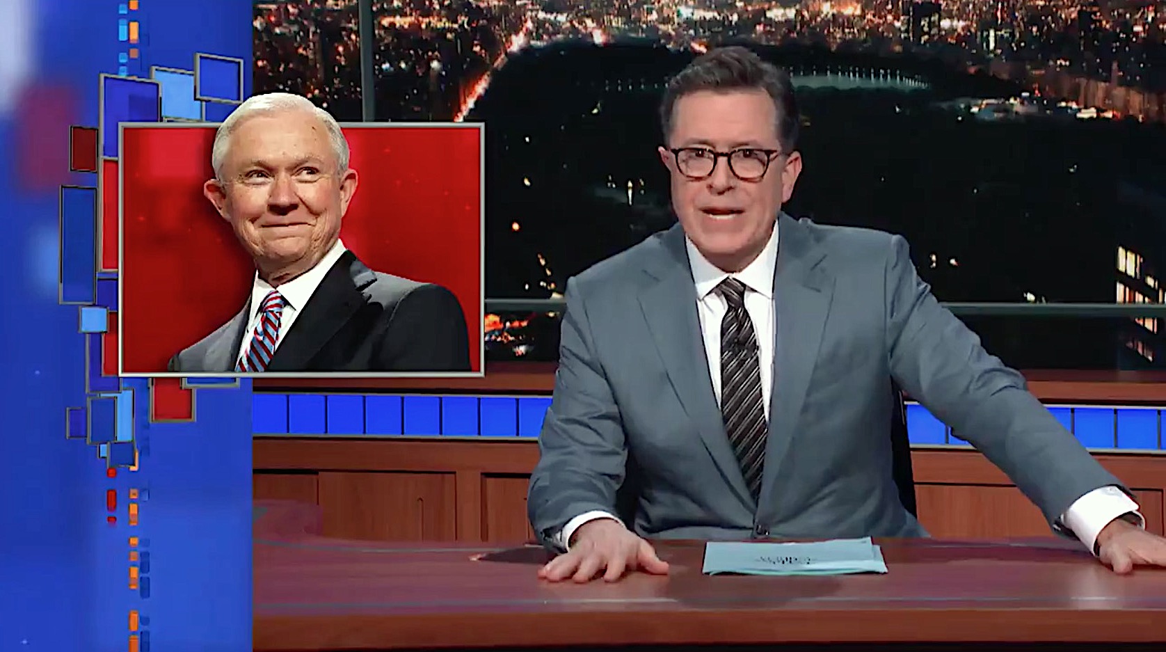 Stephen Colbert rips Jeff Sessions
