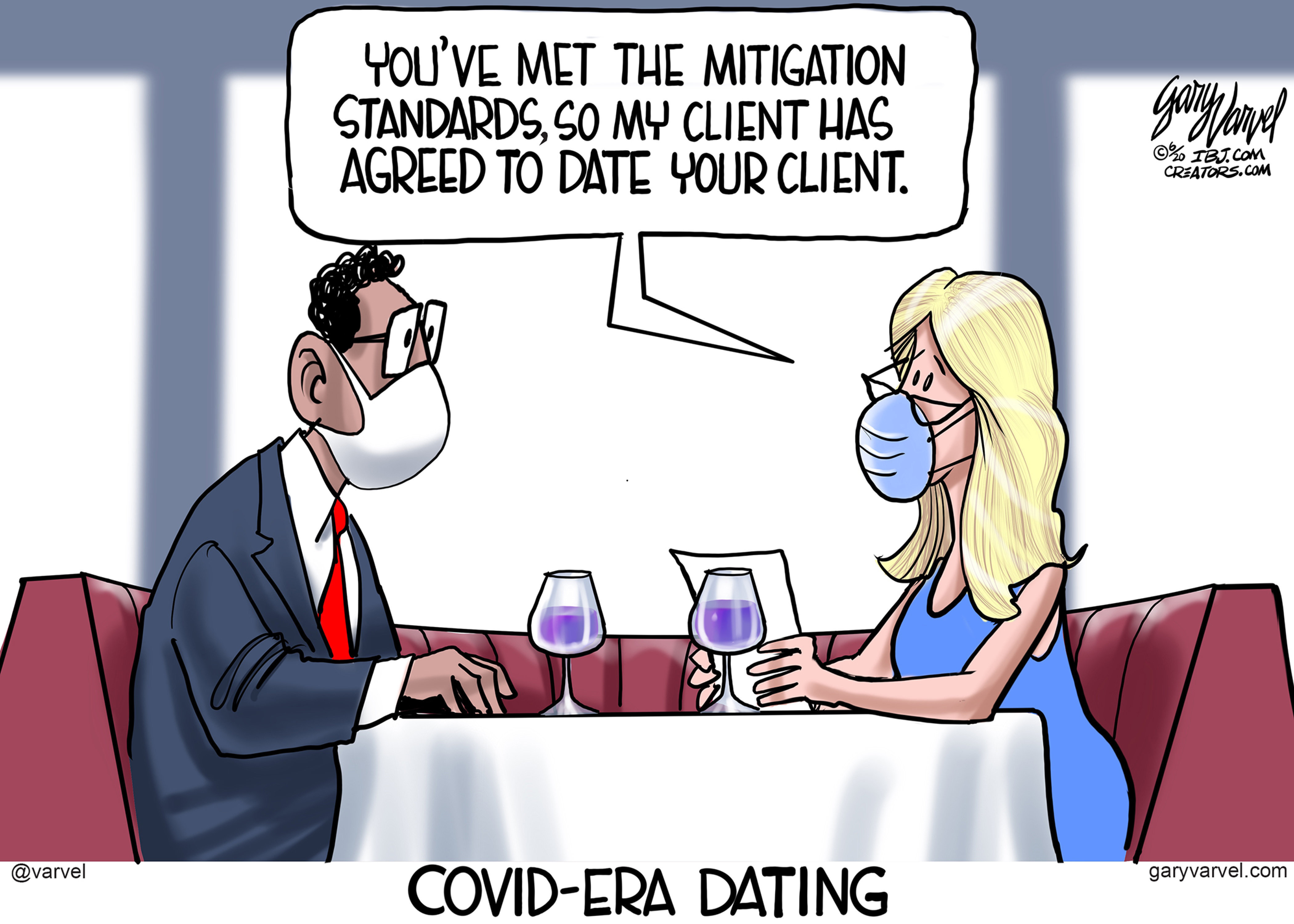Editorial Cartoon U.S. Coronavirus dating&amp;nbsp;