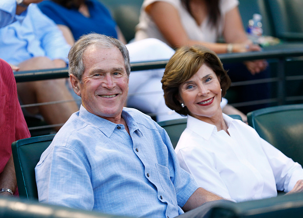 George W. Bush and Laura Bush.