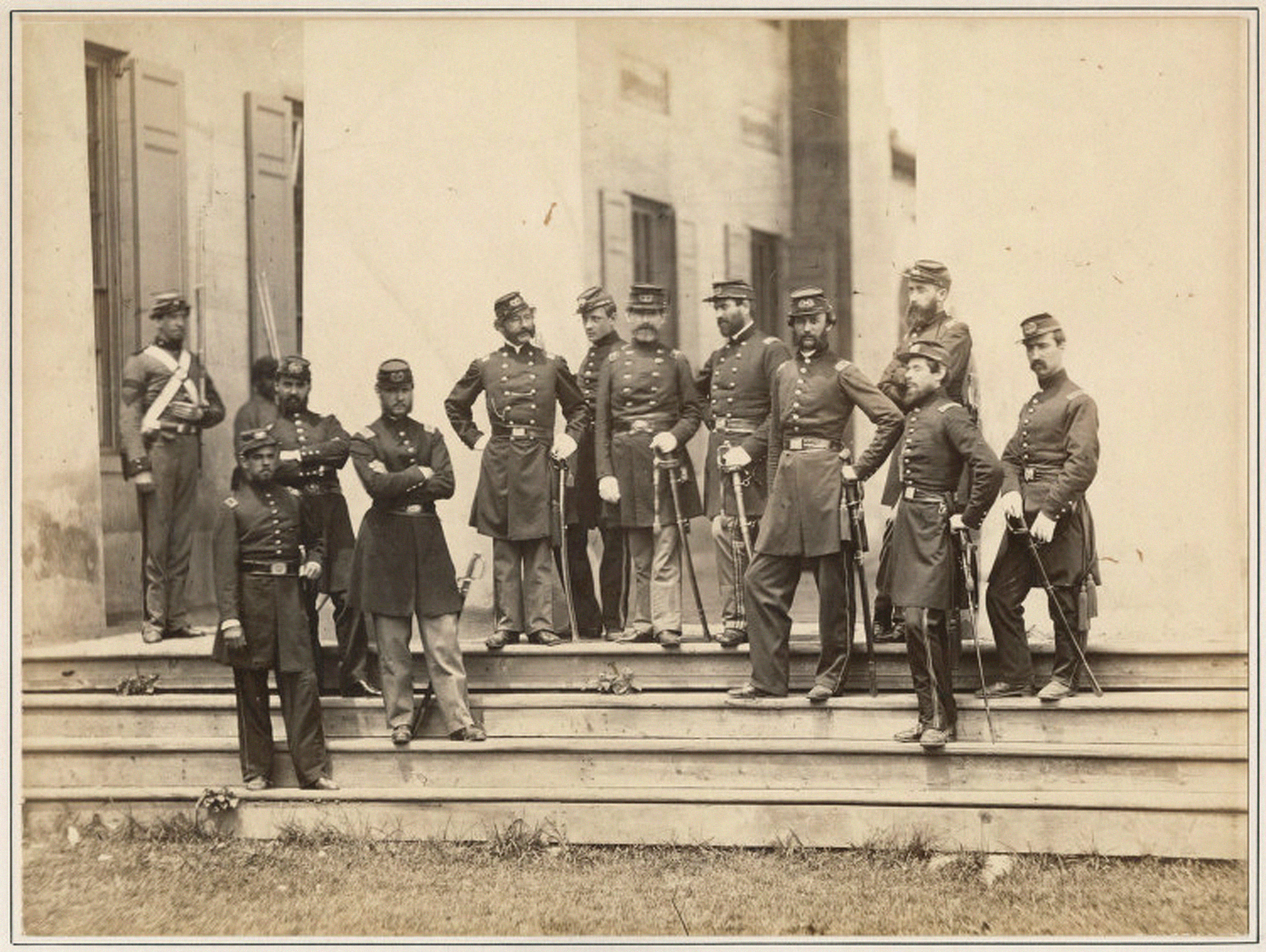 A New York state militia during the Civil War
