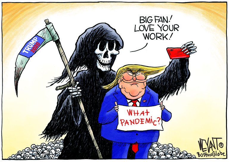 5 scathing cartoons about Trump's damning COVID comments | The Week