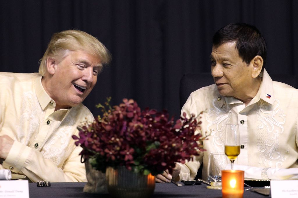 Donald Trump and Rodrigo Duterte.