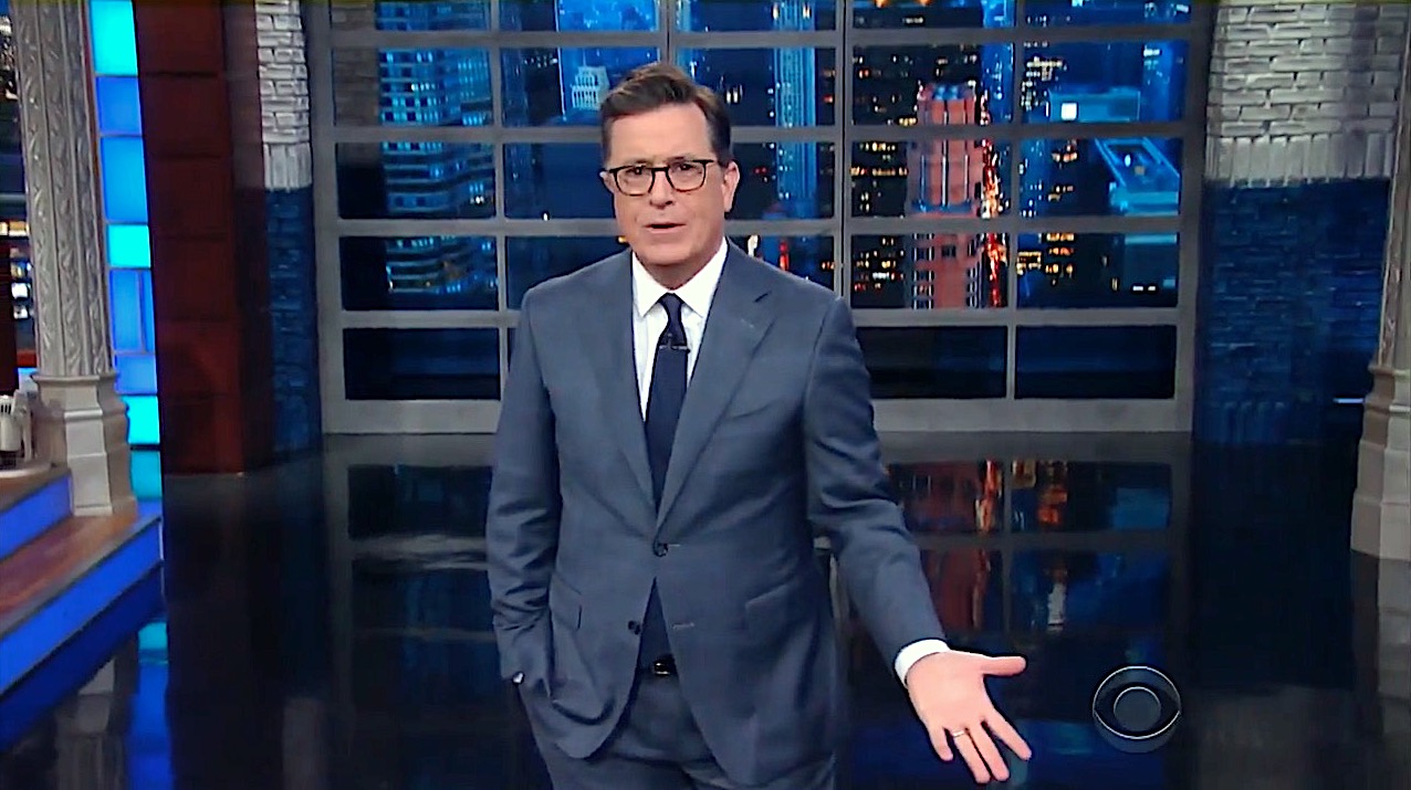 Stephen Colbert puts words in Trump&#039;s mouth