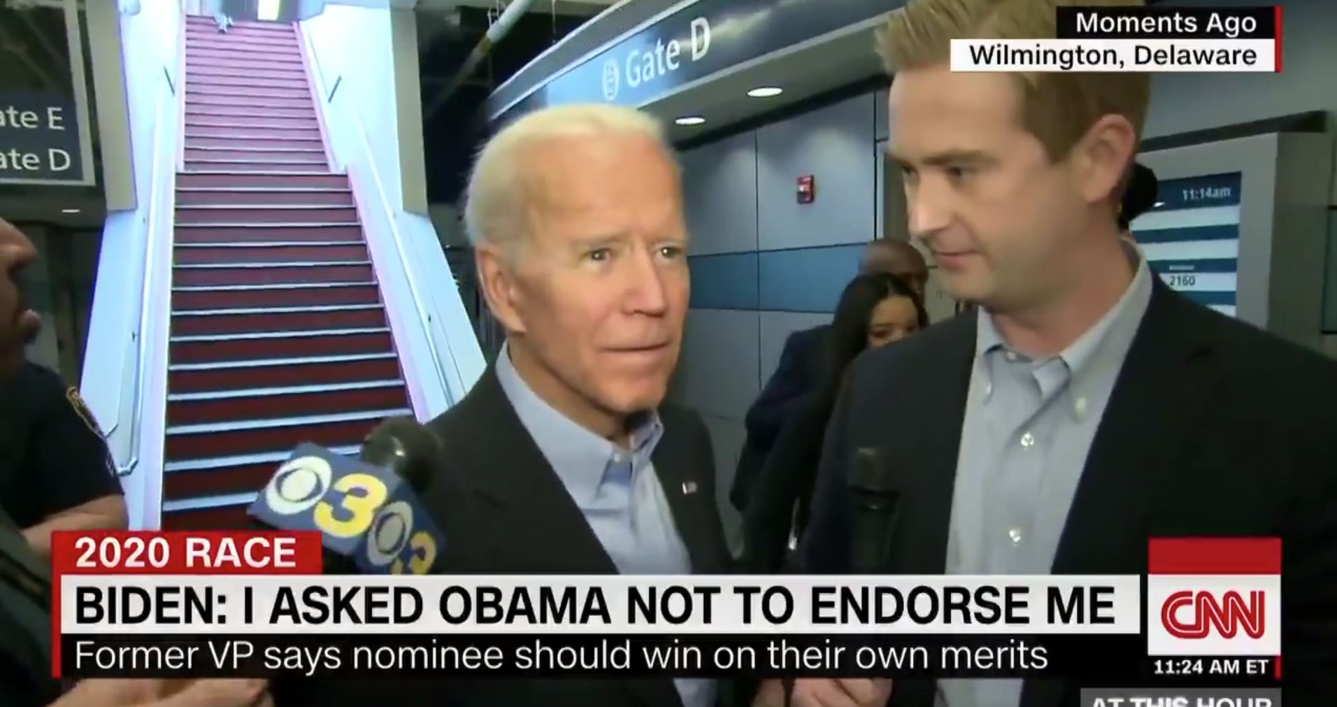 Joe Biden on Obama endorsement. 