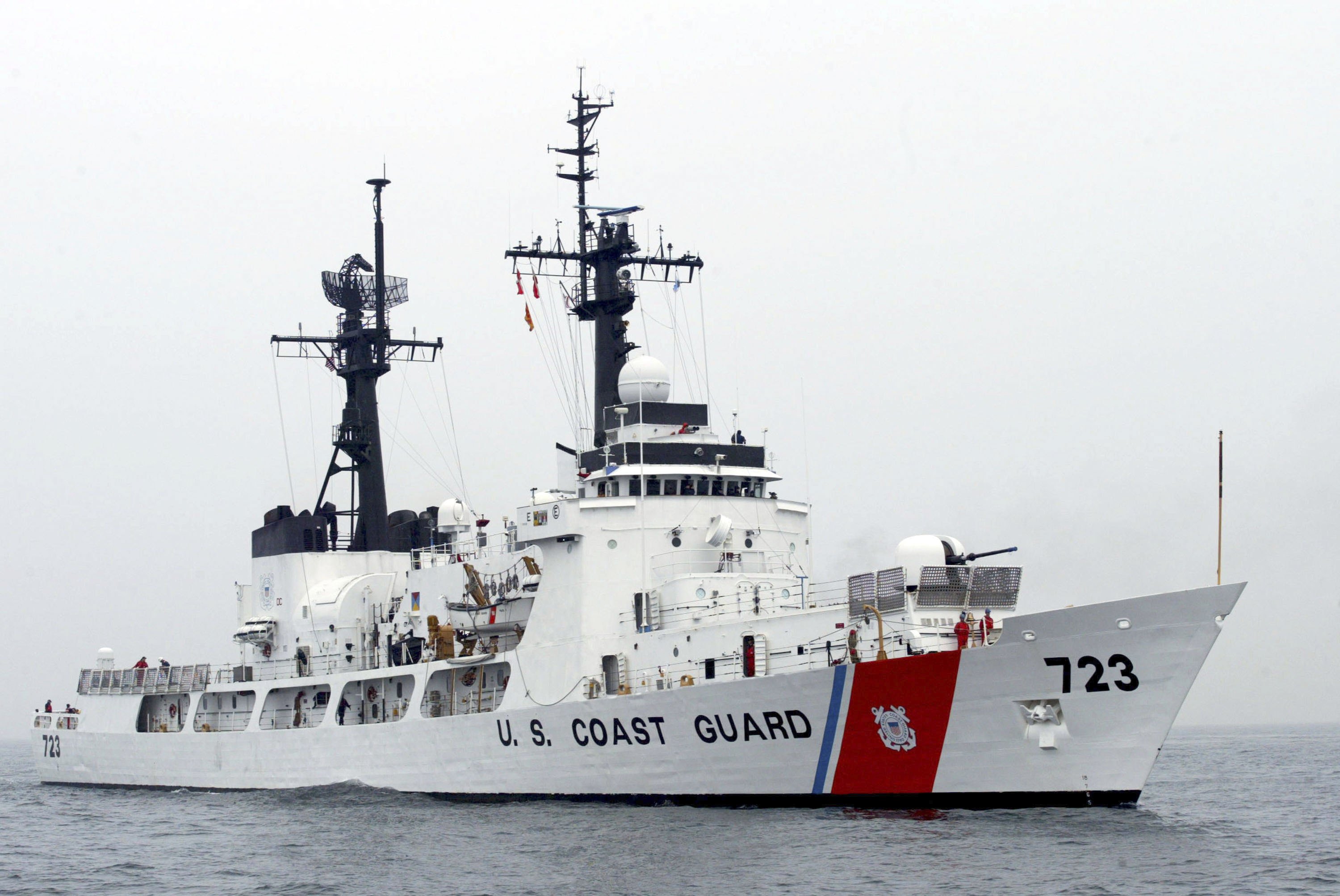 The U.S. Coast Guard has been operating floating detainment centers