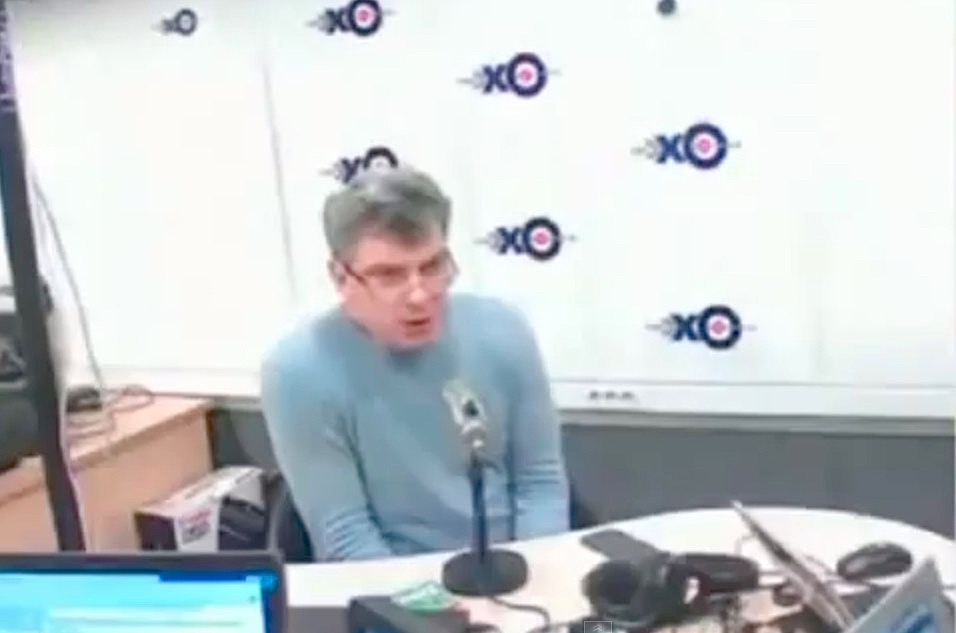 Russian opposition figure Boris Nemtsov gives his final interview