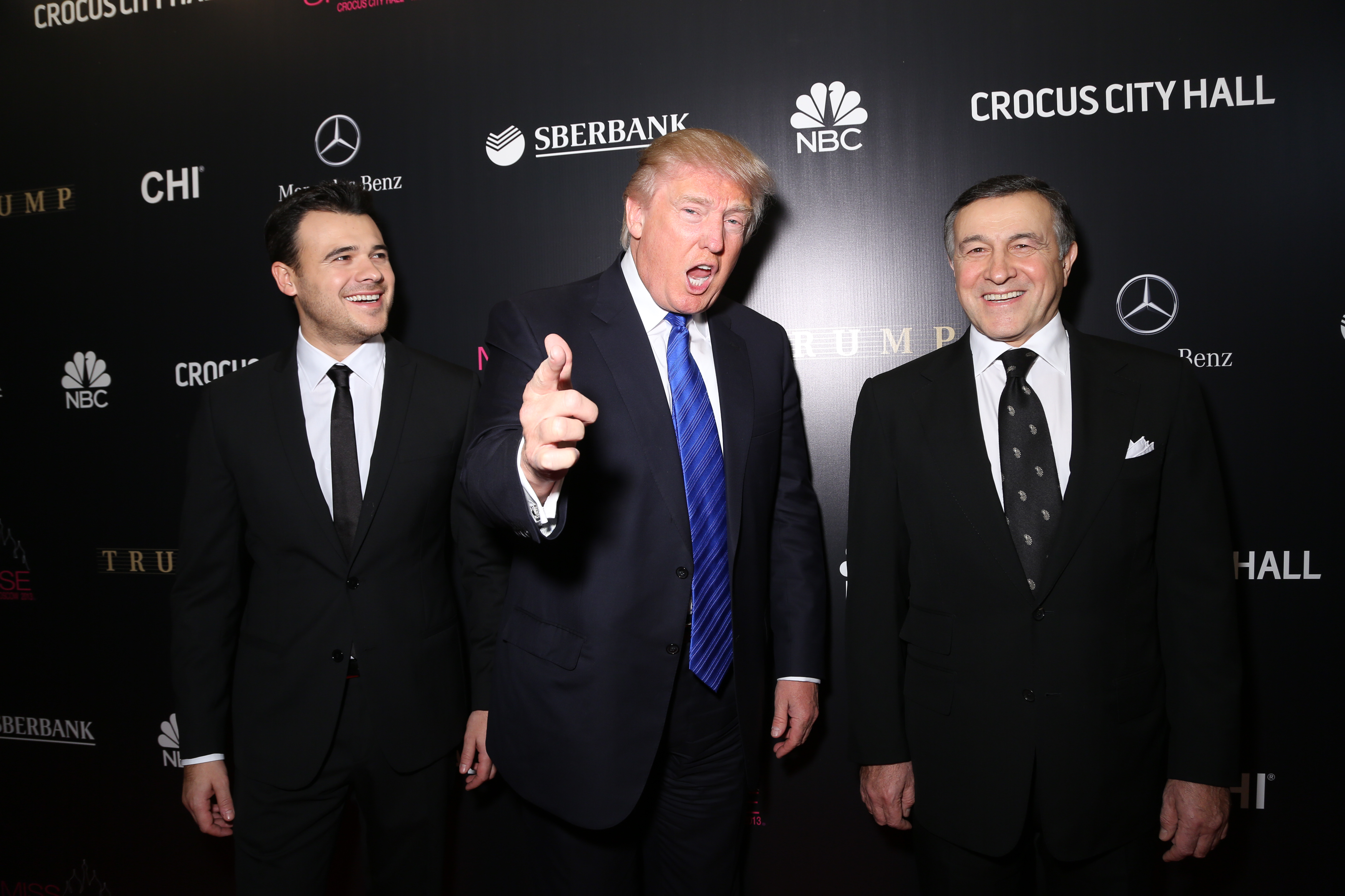 Trump and Aras and Emin Agalarov
