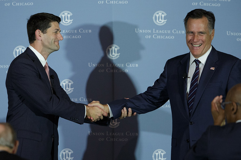 Mitt Romney and Paul Ryan. 