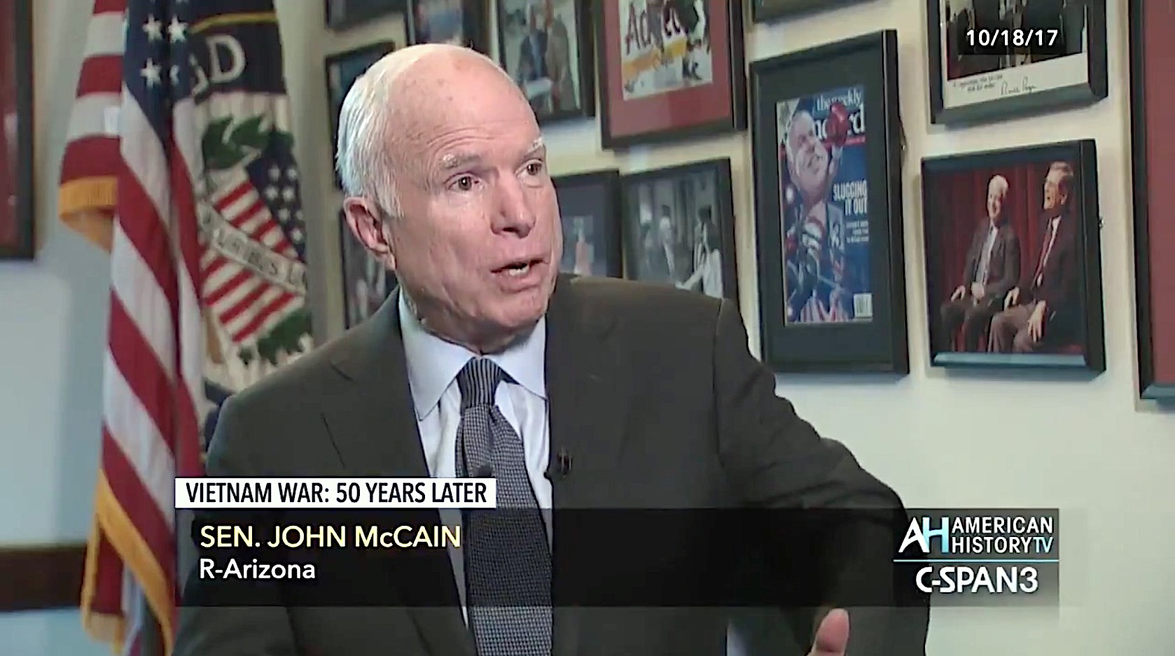 John McCain talks about Vietnam