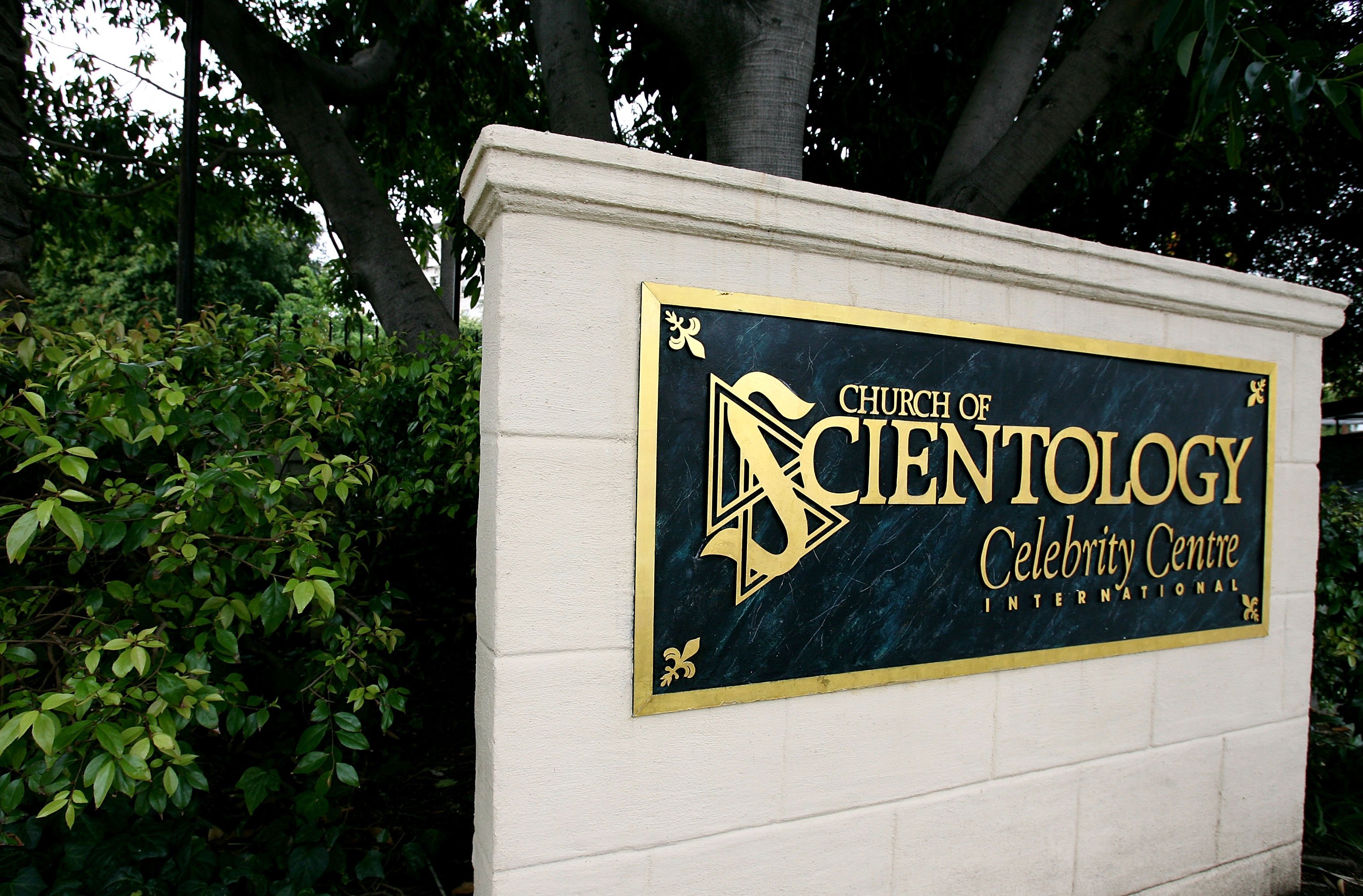 The Church of Scientology Celebrity Centre sign.