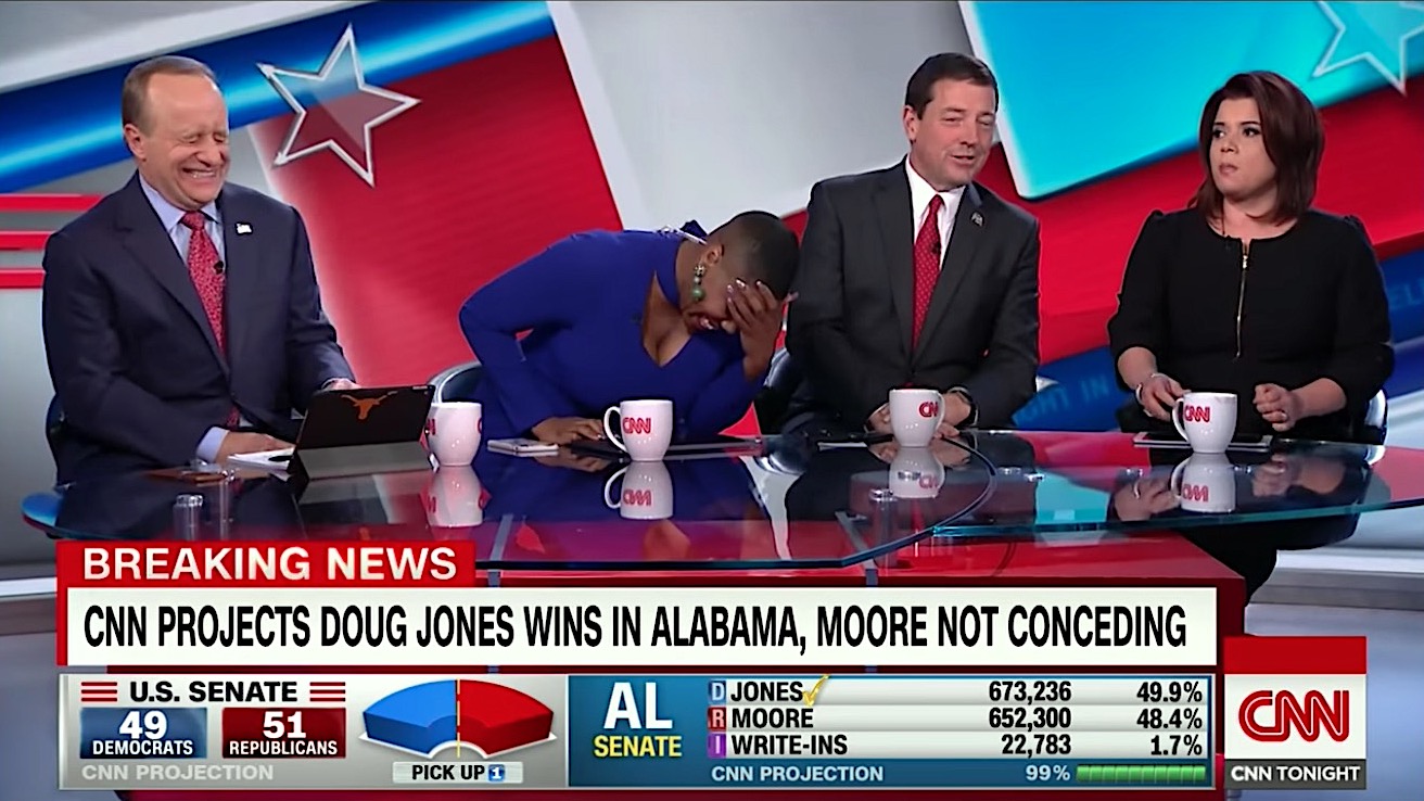 CNN Alabama election panel goes awry