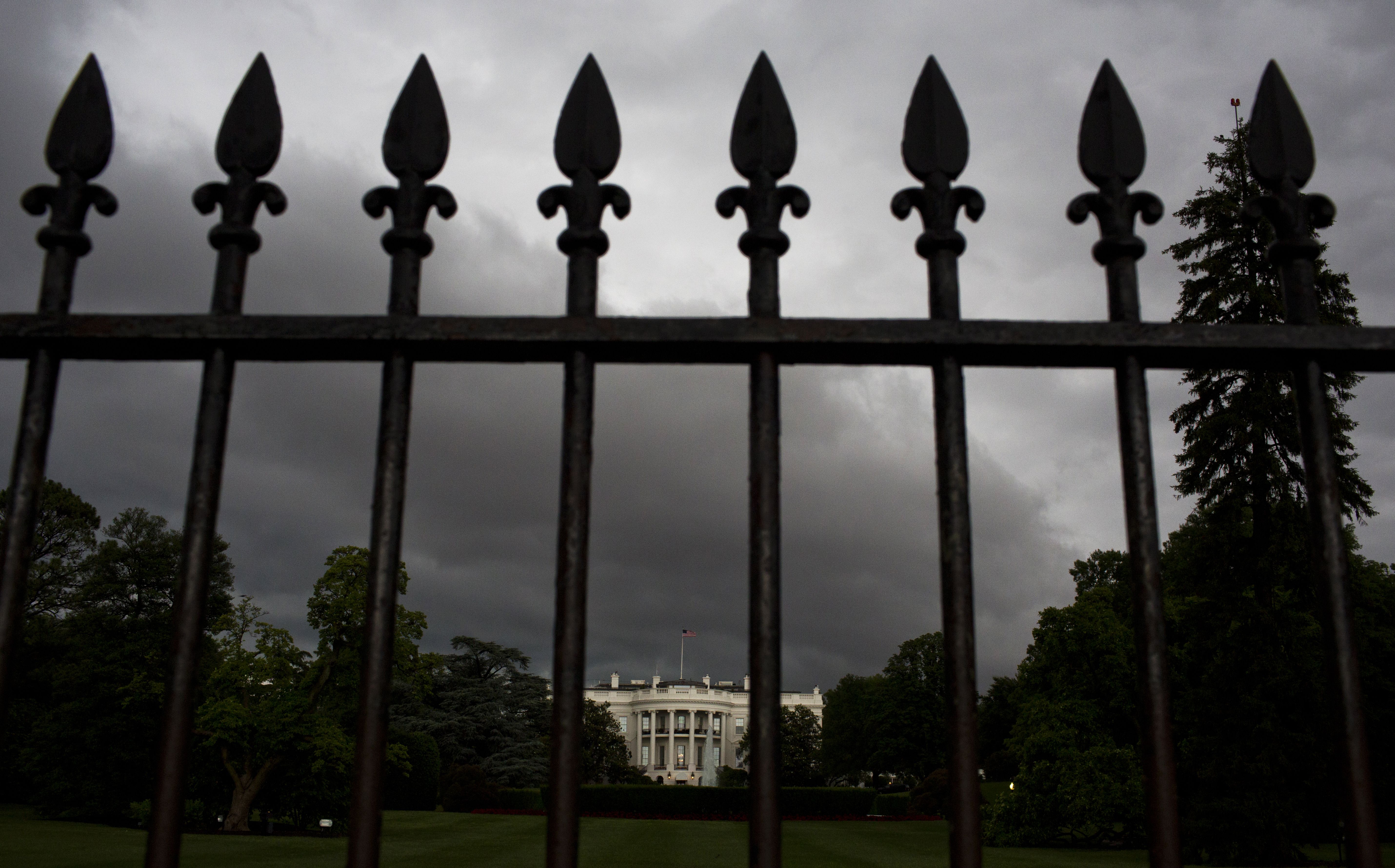 Clouds over the White House