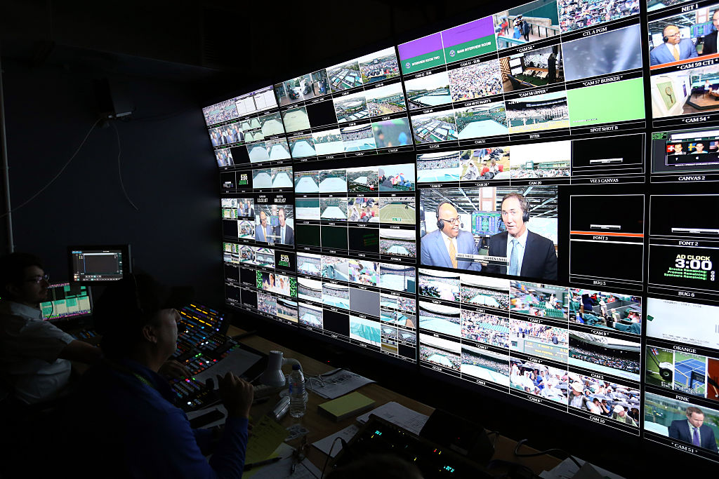 The ESPN control room.