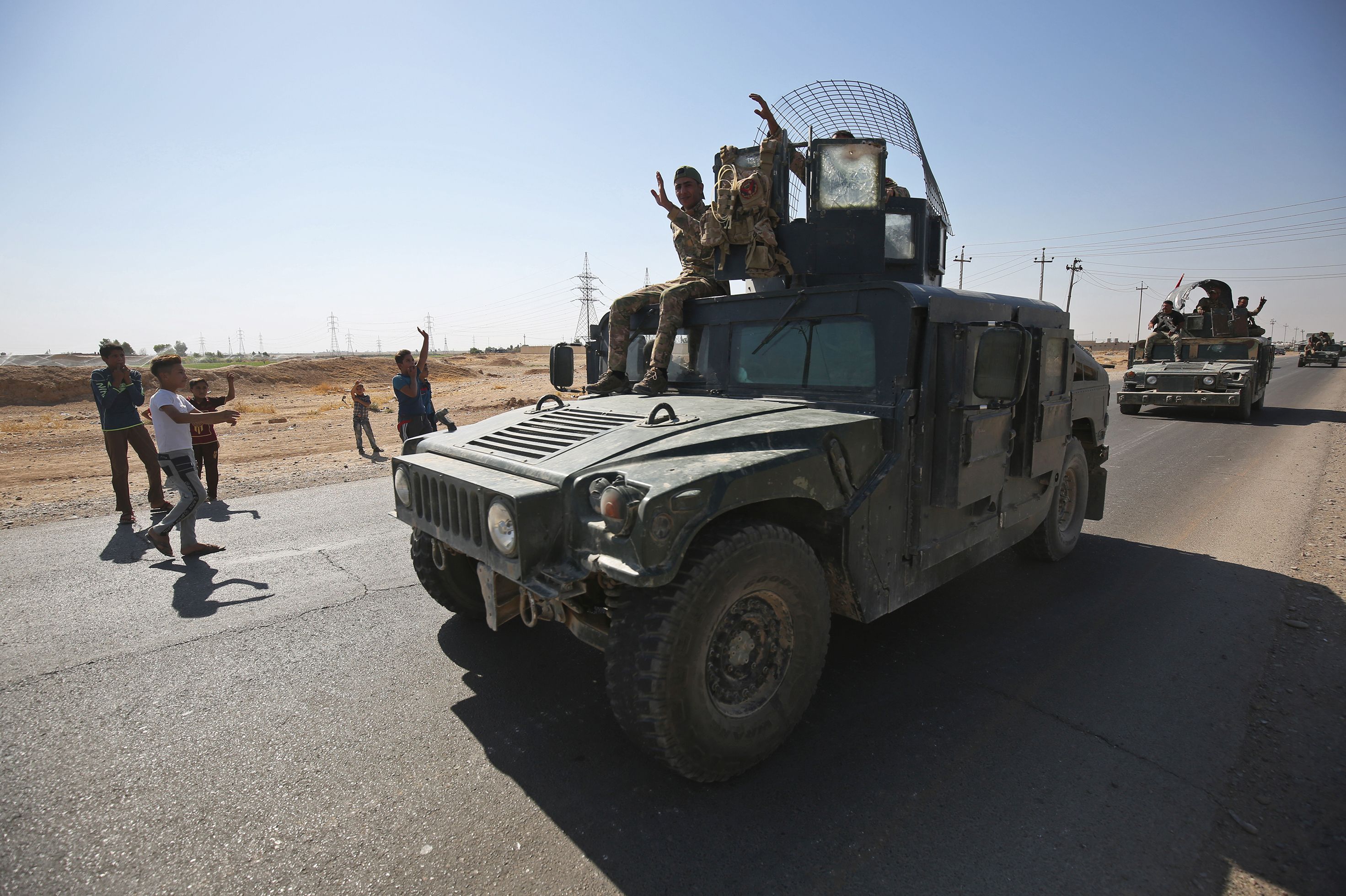 Iraqi forces arrive in the outskirts of Kirkuk