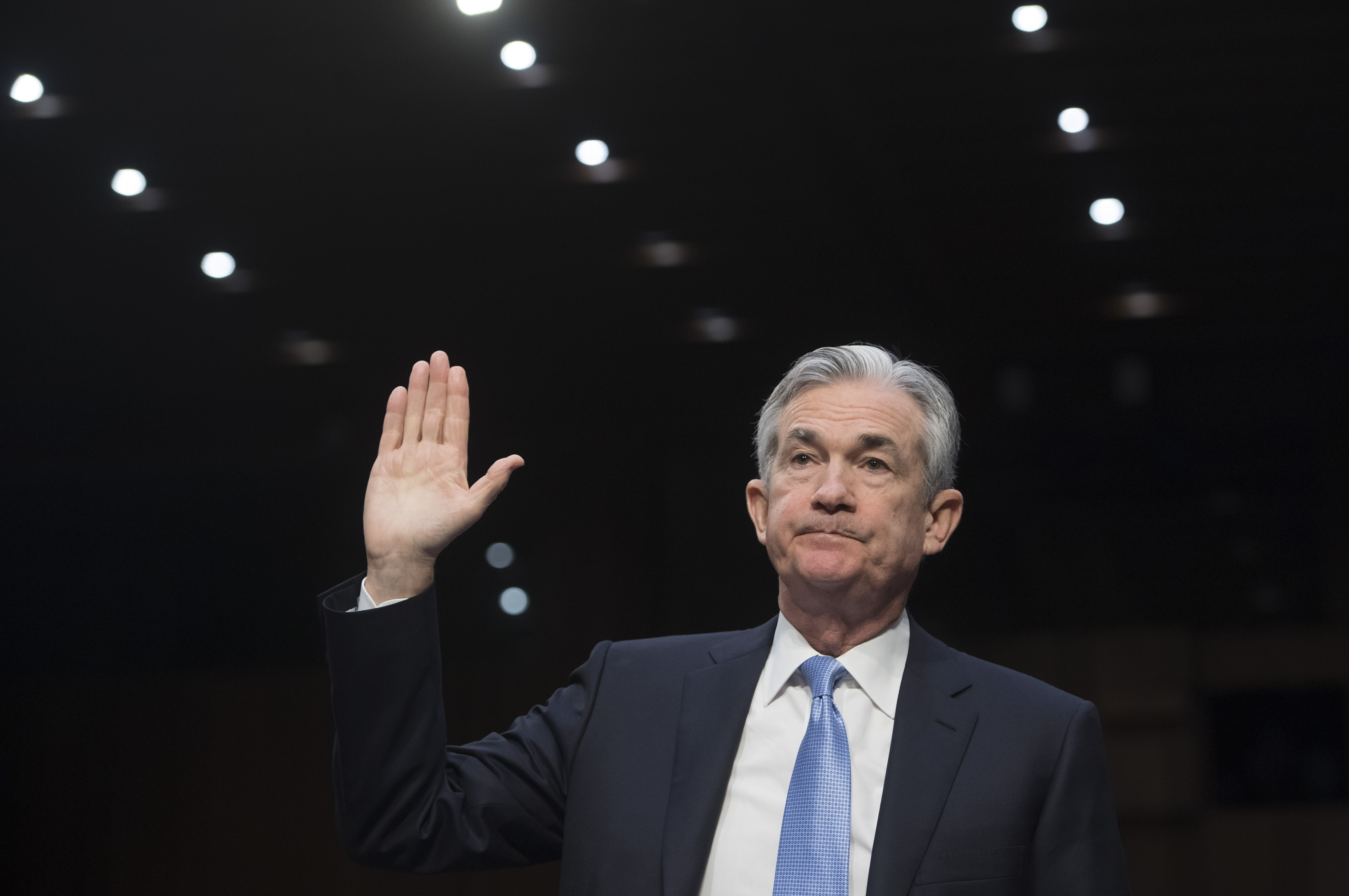 Jerome Powell during his confirmation hearing