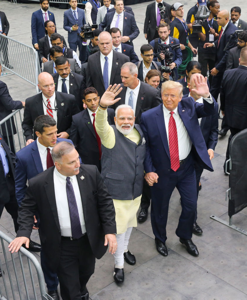 Trump and Indian Prime Minister Narendra Modi