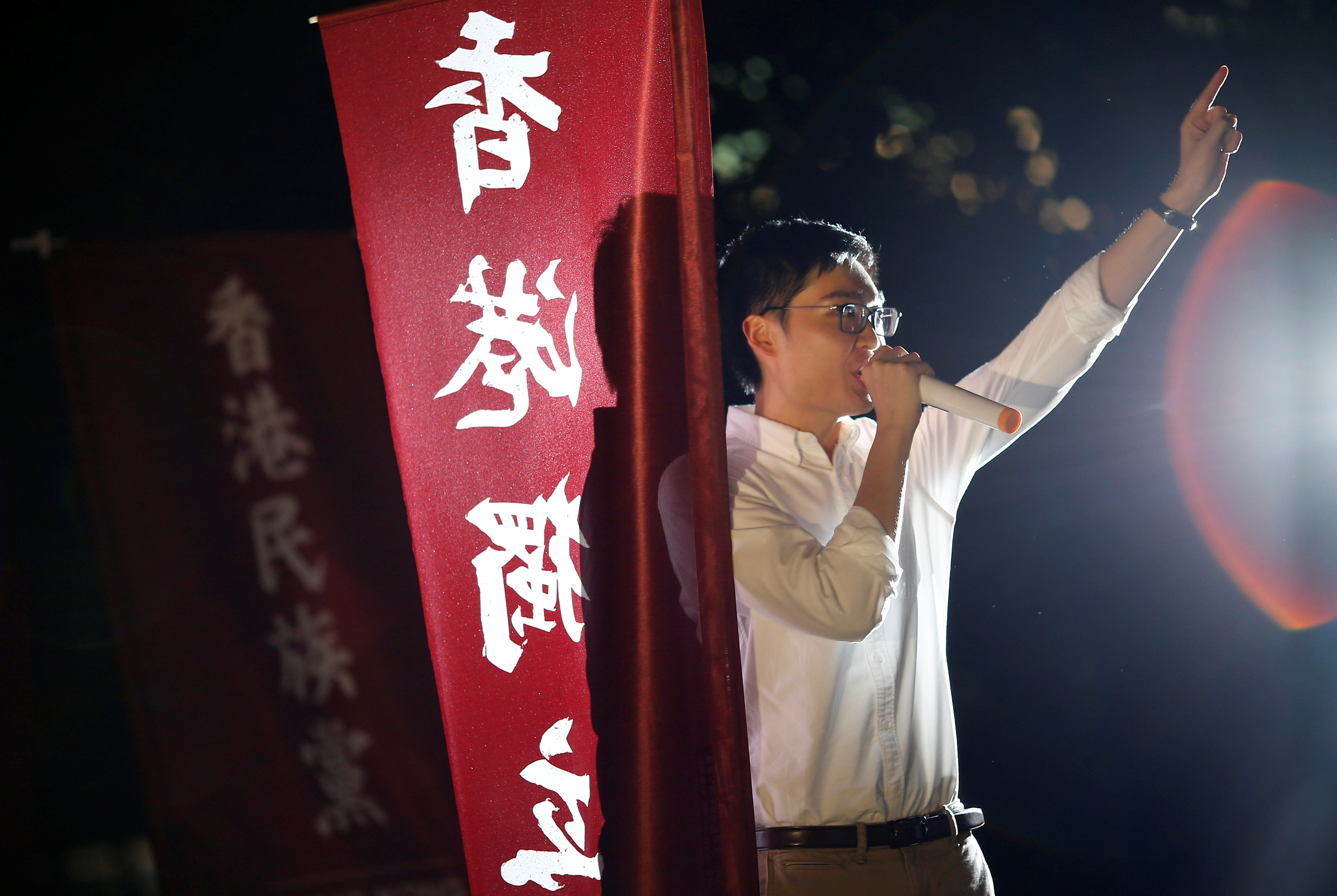 Pro-independence Hong Kong National Party convenor Chan Ho-tin.