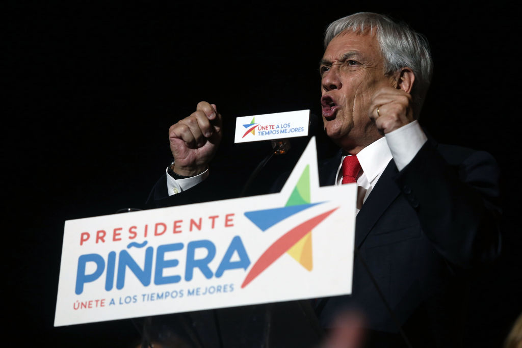 Sebastian Pinera elected president again
