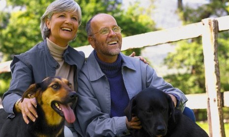 Man&#039;s best friend: Psychologists say married couples should treat their spouses more like their pets.