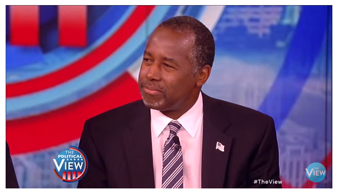 Ben Carson on The View.