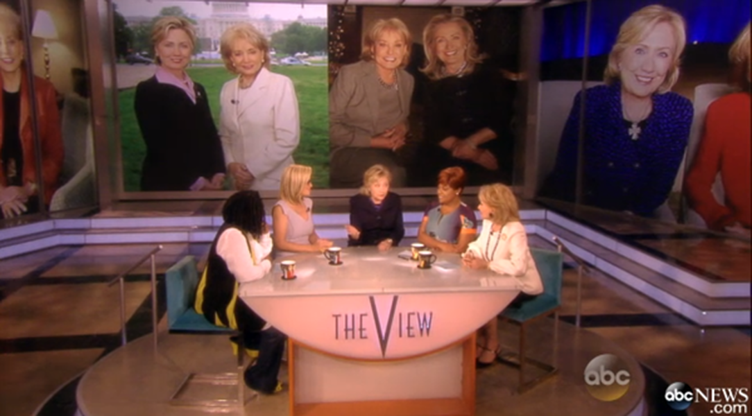 Hillary Clinton on The View: &#039;I am running &amp;mdash; around the park&#039;