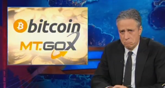 Watch The Daily Show offer unhelpful advice to Bitcoin