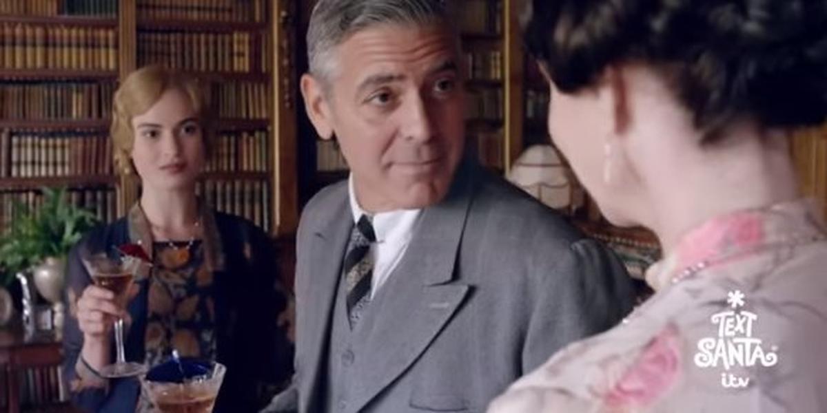Watch George Clooney make a visit to Downton Abbey