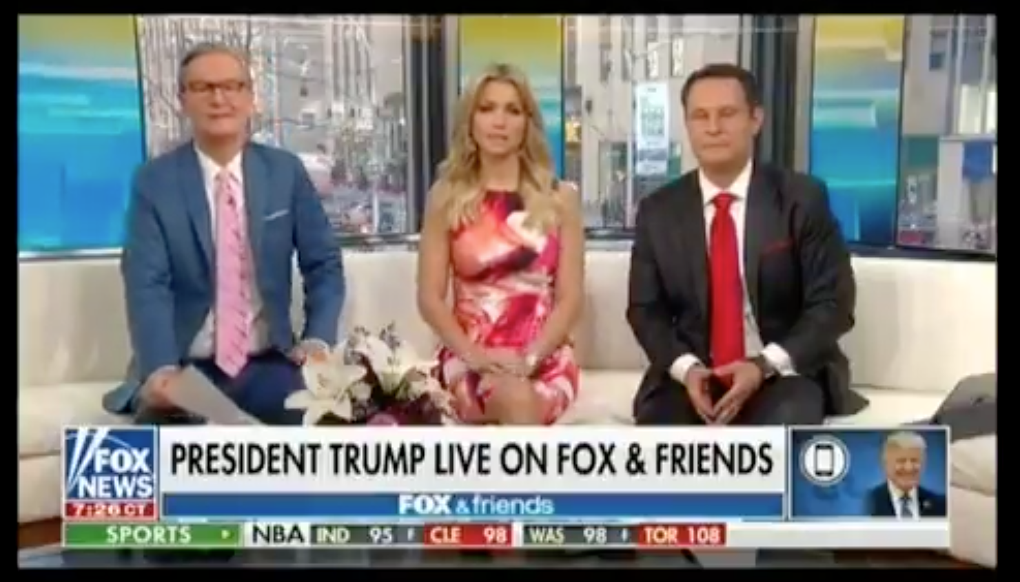 Donald Trump on Fox &amp; Friends.