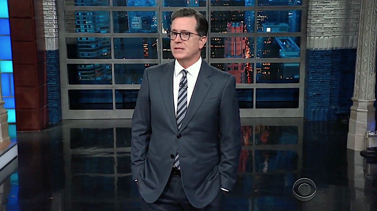 Stephen Colbert on Trump and the wall