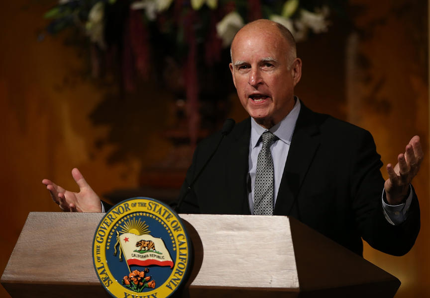 Jerry Brown wins a record-setting fourth term as California governor